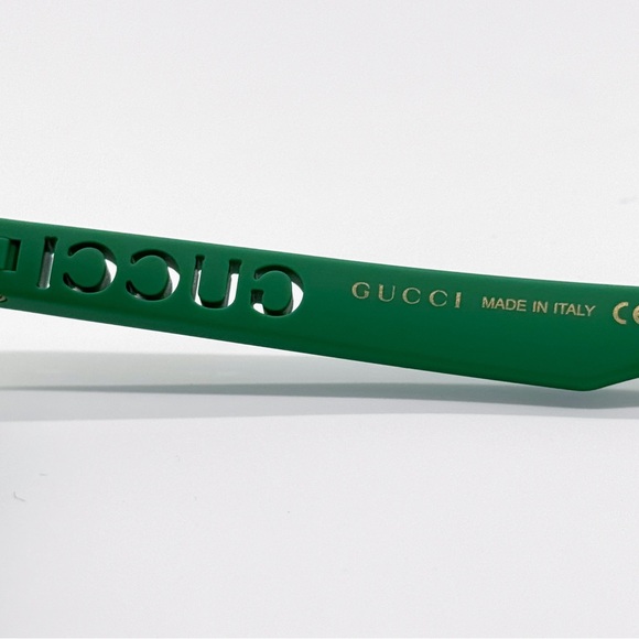 NEW GUCCI GG1571S 004 SQUARE GREEN BLUE MEN SUNGLASSES GUCCI - Picture 10 of 12